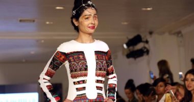 هندية ضحية هجوم بحمض تعيد تعريف الجمال فى أسبوع نيويورك للأزياء