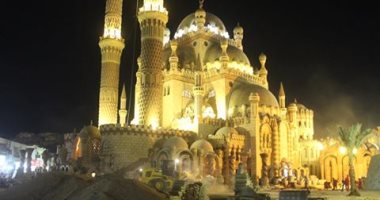 محافظ جنوب سيناء يتفقد أعمال الإنشاءات بمسجد الصحابة فى شرم الشيخ 