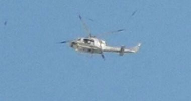 طائرات هليكوبتر تحلق فى سماء "عرفات" لمراقبة وتأمين حركة الحجاج