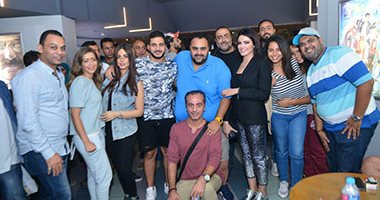 بالصور.. صناع "حملة فريزر" يحتفلون بالعرض الخاص للفيلم وغياب هشام ماجد