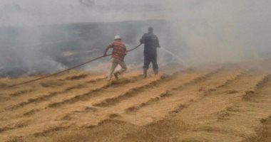 الحماية المدنية تسيطر على حريق بمخزن تابع لوزارة البيئة بالشرقية