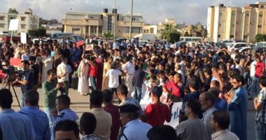 بالفيديو.. تظاهرات حاشدة فى مدينة القبة الليبية دعمًا للجيش الوطنى