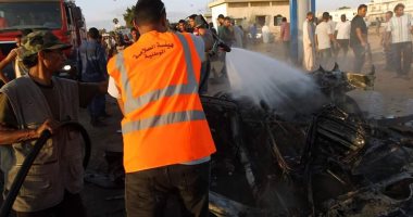 إصابة 3 أفراد من الصاعقة الليبية فى انفجار سيارة مفخخة بساحة الكيش فى بنغازى