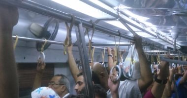 تعطل مترو الأنفاق بالخط الأول بين محطتى حدائق حلوان والمعصرة