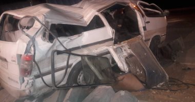 إصابة 7 في حادث انقلاب سيارة فى الفيوم