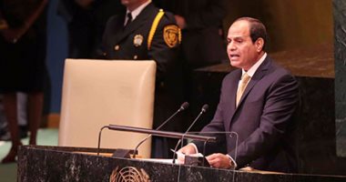 "السيسي" بالأمم المتحدة:مصر وضعت خطة للتنمية المستدامة ضمن 22دولة آخرى