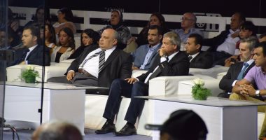 وزيرا الرياضة والسياحة يتوجان "عبد الجواد والوليلى" ببطولة الأهرام للإسكواش