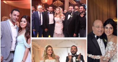 نجوم الفن والرياضة والإعلام فى زفاف نجل مجدى عبد الغنى