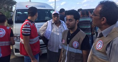 بالفيديو.. الهلال الأحمر المصرى يتوجه لبوغاز رشيد لدعم أهالى المفقودين