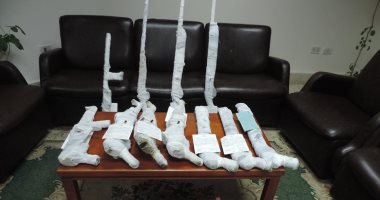 أمن المنيا يحبط تهريب 199 قطعة سلاح نارى بدون ترخيص