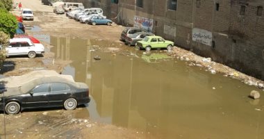 انتشار مياه الصرف الصحى فى شارع محمد فكرى بعزبة النخل الغربية
