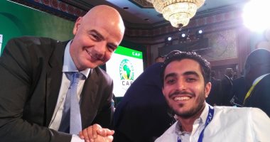 رئيس فيفا لليوم السابع: أعرف الكثير عن الكرة المصرية بسبب تألق صلاح وميدو