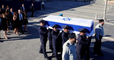 بالفيديو والصور.. بدء تشييع جنازة الرئيس الإسرائيلى السابق شيمون بيريز