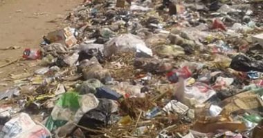 القمامة على جوانب شوارع قرية ميت اشنا فى الدقهلية والأهالى يتضررون
