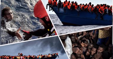 خفر السواحل الإيطالى ينقذ 6055 مهاجرًا غير شرعى فى يوم
