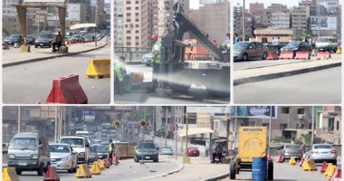 المرور: إغلاق جزئى بسبب أعمال إصلاحات أعلى كوبرى فيصل لمدة يومين