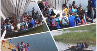 قوارب الموت تنقل 900 تلميذ يوميا لمدارسهم بسوهاج