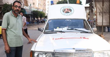 بالفيديو والصور.. سيارة نقل الموتى بالمجان فكرة شباب أبو قير بالإسكندرية