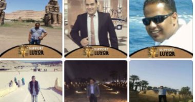 مواطنون يضعون إطار توت عنخ آمون على صورهم بـ"فيس بوك" لدعم السياحة بالأقصر