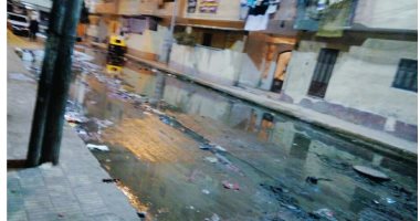 أهالى شارع محمد أمين بالخصوص يعانون من انتشار مياه الصرف الصحى