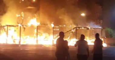 الحماية المدنية تسيطر علي حريق بمصنع سيراميك بالمحلة