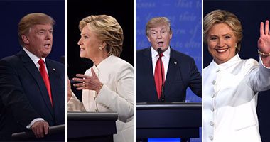 معركة الانتخابات الأمريكية بين ترامب وكلينتون.. ملفات تفاعلية