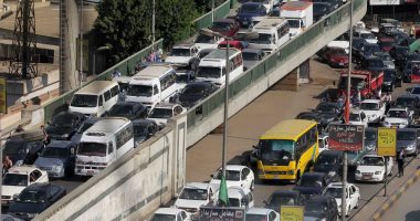 كثافات مرورية بطريق السويس والدائرى بسبب أعمال تطوير بشارع الثورة