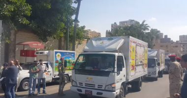 بالفيديو..القوات المسلحة تؤمن نقل 3 آلاف طن سكر لأهالى الإسكندرية