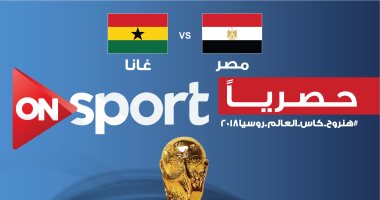 إذاعة مباريات منتخب مصر المؤهلة لمونديال روسيا 2018 على ON Sport حصريا