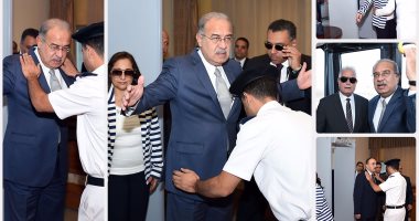 رئيس الوزراء وشخصيات عامة يخضعون للتفتيش الذاتى بمطار القاهرة