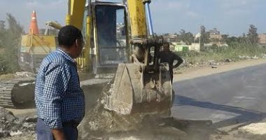 بالصور.. دهان وترميم الوحدة المحلية بدمرو وحملة نظافة مكبرة فى شوارع المحلة