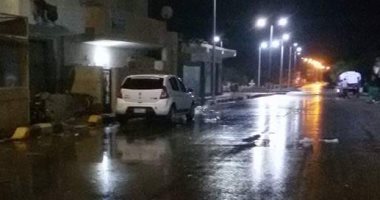 إغلاق طريق "سفاجا ـ قنا" بسبب الأمطار الغزيرة