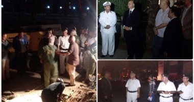 تأمين موقع انفجار خط غاز النادى الأهلى بمدينة نصر وفرق طوارئ من البترول