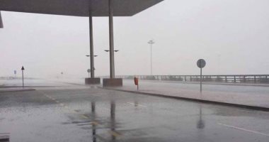 أمطار غزيرة تضرب محافظة اسيوط 