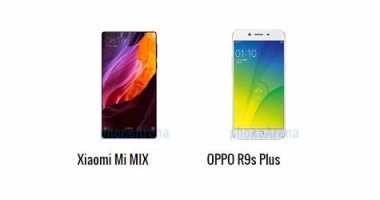 بالمواصفات.. أبرز الفروق بين هاتفى Xiaomi Mi MIX وR9s Plus