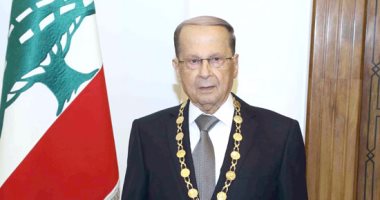 الرئيس اللبنانى يستقبل نائب الرئيس العراقى