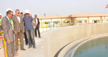 محافظة الجيزة: بدء التشغيل التجريبى لتوسعات "مياه الصف"