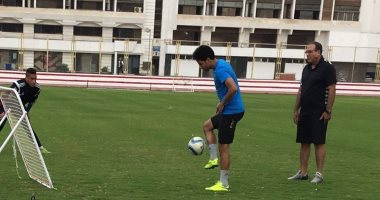 بالصور.. محمد إبراهيم يبدأ تدريبات الكرة استعدادا للعودة إلى الزمالك