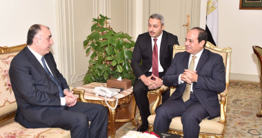 وزير خارجية أذربيجان يغادر القاهرة بعد لقاء الرئيس السيسى وسامح شكري 