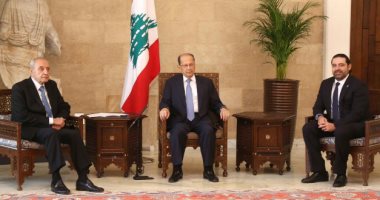 صفحة الرئاسة اللبنانية تنشر صورة لاجتماع عون والحريرى بعد تكليفه بتشكيل الحكومة