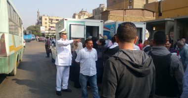 بالصور.. حملة أمنية بمنافذ بيع السلع التموينية والمواقف فى القاهرة