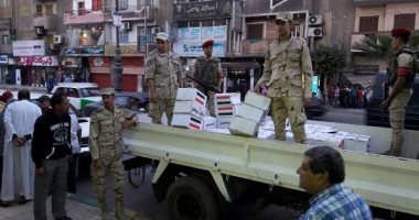 توزيع 12 ألف كرتونة مواد غذائية مدعمة من القوات المسلحة بالبحيرة