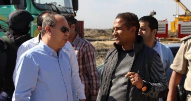 محافظ دمياط يتفقد أعمال الإنشاءات بمدينة الأثاث