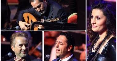 بالصور مروان خورى يحيى حفلا ناجحا فى مهرجان الموسيقى العربية