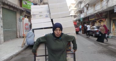 السيسي يستقبل الفتاة صاحبة عربة البضاعة بالإسكندرية
