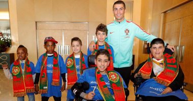بالفيديو.. رونالدو يحقق حلم الأطفال ذوى الاحتياجات الخاصة بالبرتغال