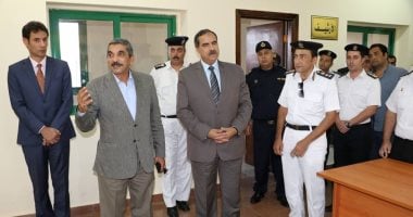 مساعد وزير قطاع الشرطة المتخصصة يتفقد مبنى المرور بشرم الشيخ