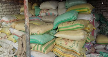 ضبط 55 طن أرز قام محاسب بتخزينها لبيعها بالسوق السوداء بأسيوط