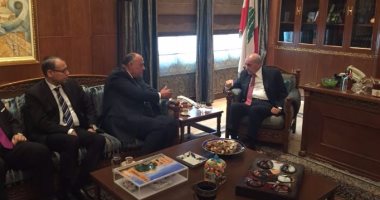رئيس البرلمان اللبنانى لسامح شكرى: لا بديل عن دور مصر الرائد عربيا