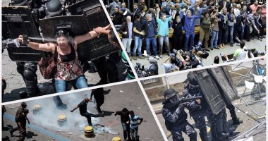 احتجاجات عنيفة داخل وخارج البرلمان البرازيلى ضد إجراءات التقشف